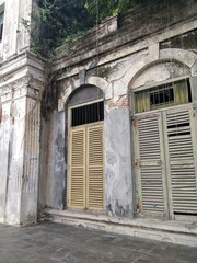 old building' window