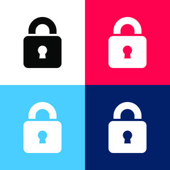 Lock icon. Lock icon vector. Lock icon vector illustration. lock icon flat and modern.