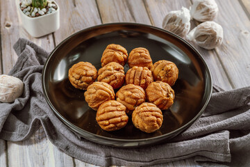 Korean style walnut cookies 'Hodu-gwaja'