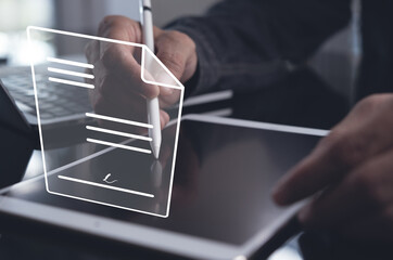 E-signing, electronic signature, document management, paperless office, signing business contract...