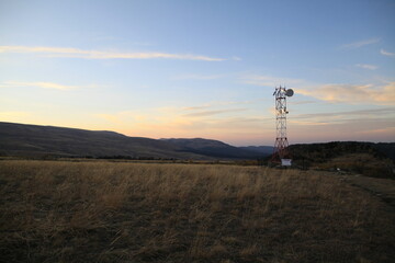 power station in the mountains