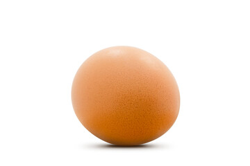 chicken egg isolated on white background.