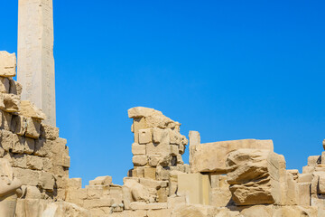 Ruins of the ancient Karnak temple. Luxor, Egypt