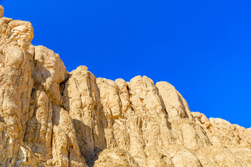Fototapeta premium Сliffs near the temple of Hatshepsut in a Luxor, Egypt