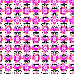 seamless pattern with flowers