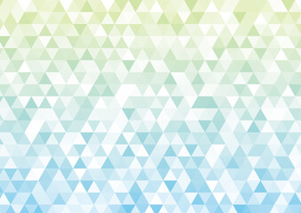 背景　ジオメトリック　水色　緑