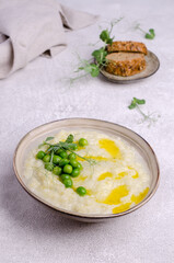 Vegetable cream soup