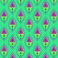seamless pattern with flowers