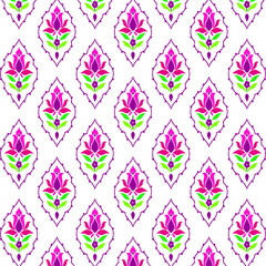 seamless pattern with flowers