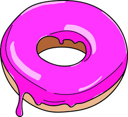 illustration of a donut