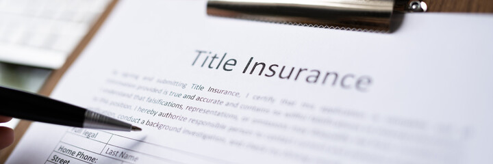 Professional Legal Title Insurance. Application Paperwork