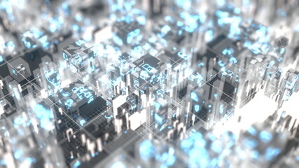 サイバー空間 機械 宇宙 Sci-fi 都市 VJ [別Verあり]