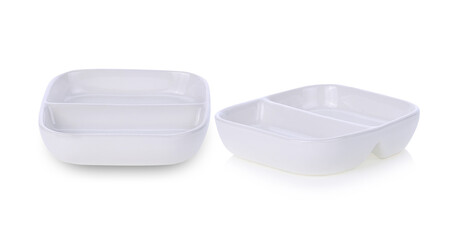 Sauce cup isolated on white background.