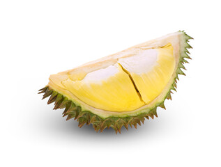  Durian fruit isolated on white background