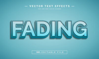 Fototapeta premium Fading text effect template use for product brand and business logo
