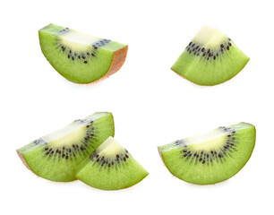 Fototapeta premium kiwi fruit isolated on white background