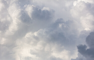 White clouds as an abstract background.