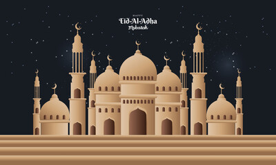 Eid Mubarak Happy Eid Al Adha Muslim eid culture Islamic Arabic Style design