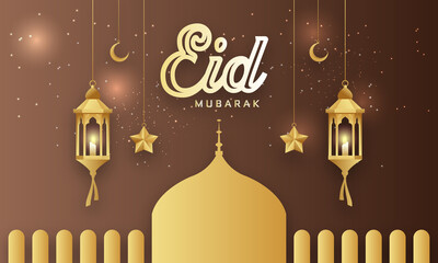 Eid Mubarak Happy Eid Al Adha Muslim eid culture Islamic Arabic Style design