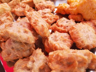 Thai street food, snacks.