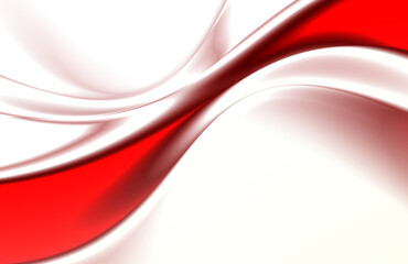 Abstract background, white red fantasy lines, 3D illustration 