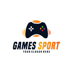 Game Store Logo Template Design Vector