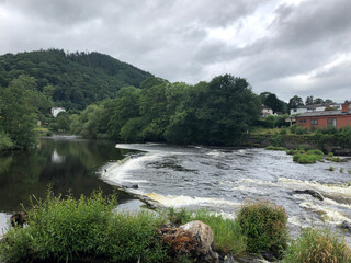 river in Llangollen 
