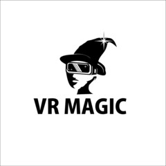 Game virtual child and kid modern gaming magic 3d illustration logo design