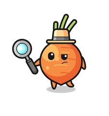 carrot detective character is analyzing a case