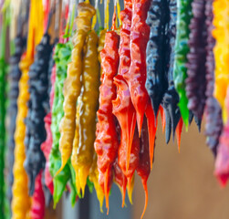 Churchkhela on the counter
