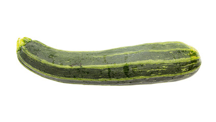 Zucchini isolated on a white background.