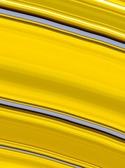 Abstract bright yellow background with blue gray lines. Vintage shiny backdrop. Luxury style. Color gradient. Banner, poster. Copy space for text. Modern art wallpaper. Warm tone vertical flyer. Wall.