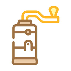 spice grinder color icon vector. spice grinder sign. isolated symbol illustration