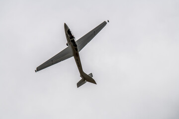 demonstration flights of modern training and sports aircraft at the Max-21 aerospace salon in Zhukovsky