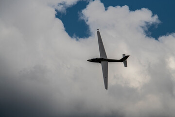 demonstration flights of modern training and sports aircraft at the Max-21 aerospace salon in Zhukovsky