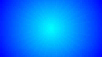 blue pop art background retro cartoon explosion rays vector illustration. cartoon explosion