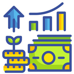 investment line icon