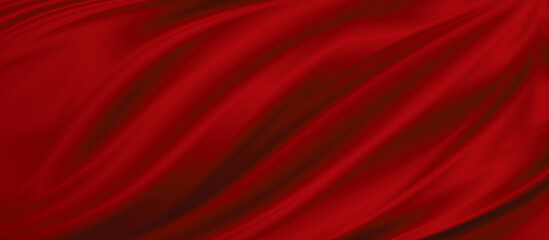 Red fabric texture background illustration