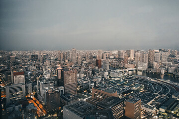東京の街並み　夜