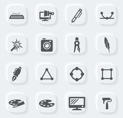 Design icons set
