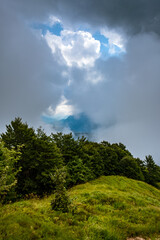 Clouds in the sky of Julian Alps, Friuli Venezia-Giulia, Italy