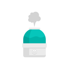 Vapor air purifier icon flat isolated vector
