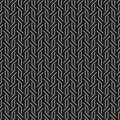Seamless Art Deco weave pattern geometric background