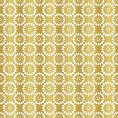 Gold paper for printing.  Seamless pattern. Gold background with decor. Imitation metal foil.
