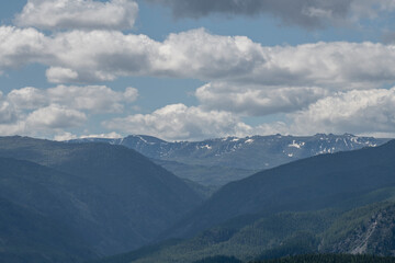 Fototapeta premium mountains and clouds