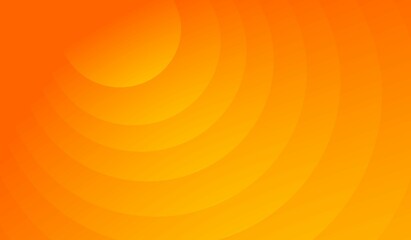 Gradient Circle Loop Orange Abstract Background
