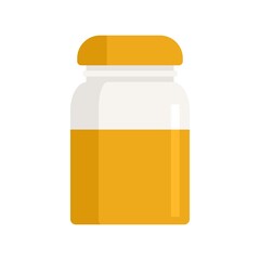 Condiment icon flat isolated vector