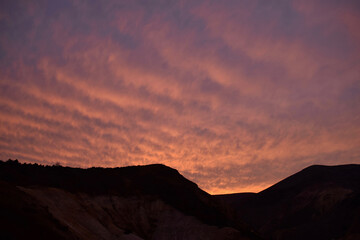 Fototapeta premium 蔵王の夕焼け