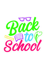 Fototapeta premium Back to School SVG T-Shirt Designs