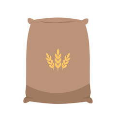 rice sack cartoon vector. rice bag. symbol. logo design.